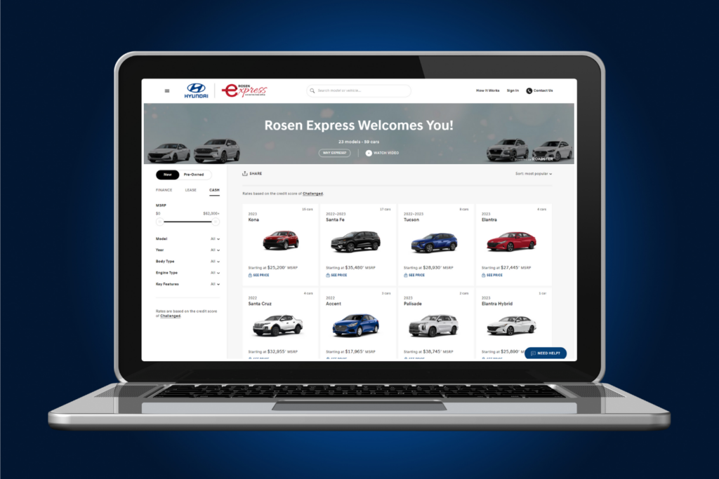 Rosen Express Online Car Shopping